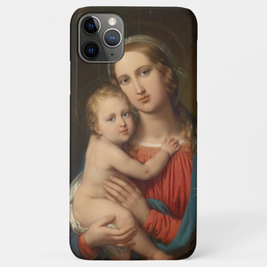 Madonna mit Kind Case-Mate iPhone Hülle (Rückseite)