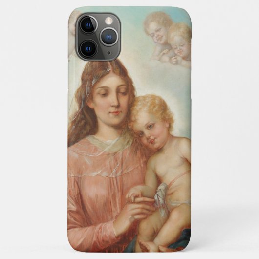 Madonna mit Kind Case-Mate iPhone Hülle (Rückseite)