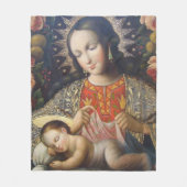 Madonna mit Kind Fleecedecke (Vorderseite)