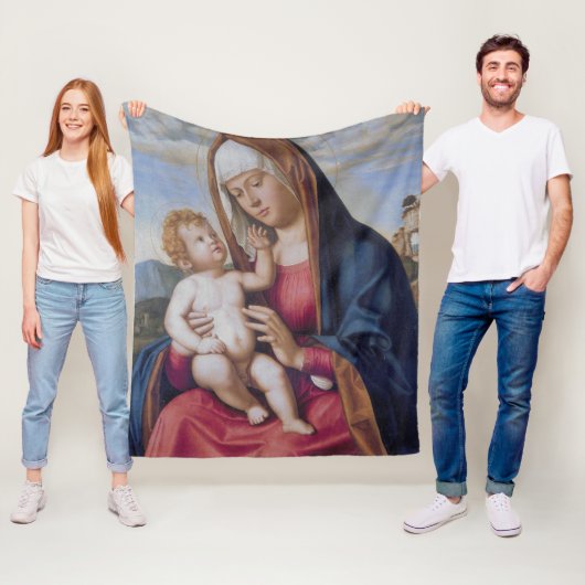 Madonna mit Kind Fleecedecke (Beispiel)