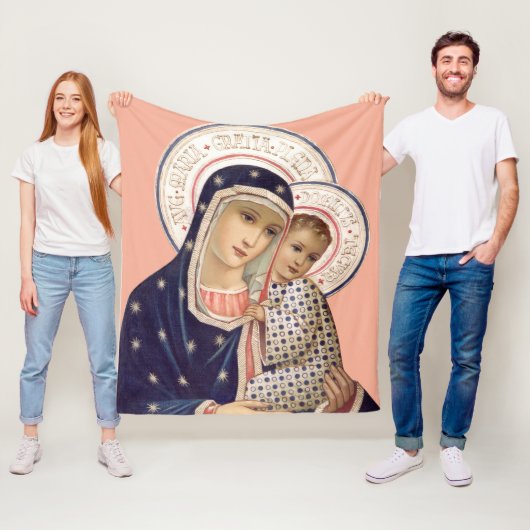Madonna mit Kind Fleecedecke (Beispiel)