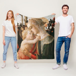 Madonna mit Kind Fleecedecke