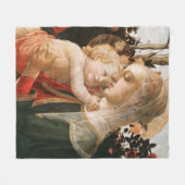 Madonna mit Kind Fleecedecke (Vorderseite (Horizontal))