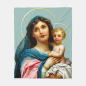 Madonna mit Kind Fleecedecke (Vorderseite)
