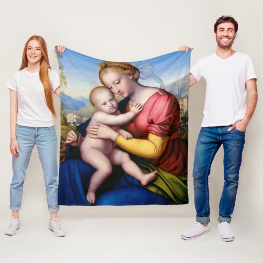 Madonna mit Kind Fleecedecke (Beispiel)
