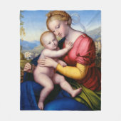Madonna mit Kind Fleecedecke (Vorderseite)