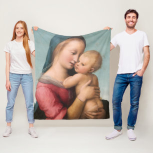 Madonna mit Kind Fleecedecke