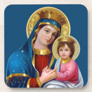 Madonna mit Kind Getränkeuntersetzer