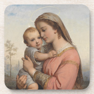 Madonna mit Kind Getränkeuntersetzer