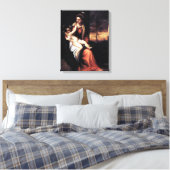 Madonna mit Kind im Abend Landschaft - Tirol Leinwanddruck (Insitu (Schlafzimmer))