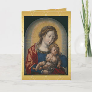 Madonna mit Kind - Jan Gossart Feiertagskarte