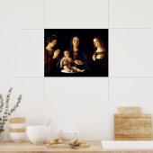 Madonna mit Kind Jesus - Catherine - Magdalene Poster (Küche)