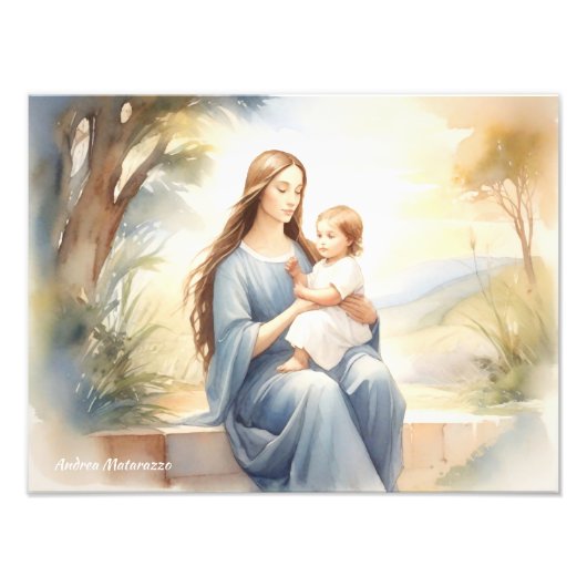 Madonna mit Kind Jesus Fotodruck (Vorne)
