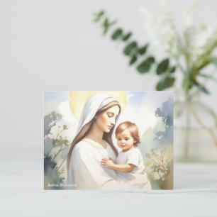 Madonna mit Kind Jesus Postkarte