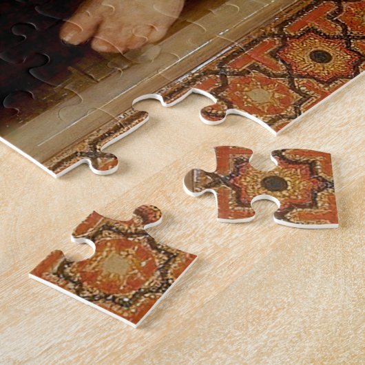 Madonna mit Kind & John the Baptist, Bouguereau Puzzle (Seite)