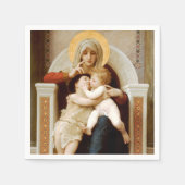 Madonna mit Kind & John the Baptist, Decoupage Serviette (Vorderseite)