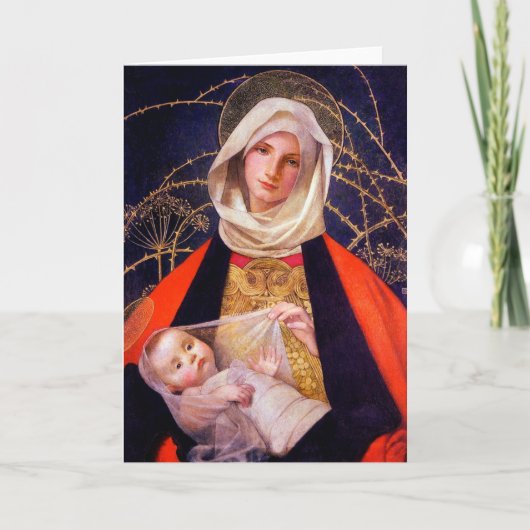 Madonna mit Kind Karte (Vorderseite)