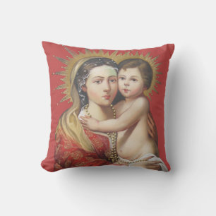 Madonna mit Kind Kissen