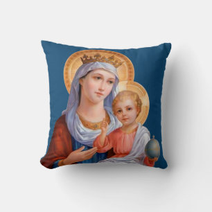 Madonna mit Kind Kissen