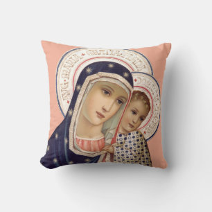 Madonna mit Kind Kissen