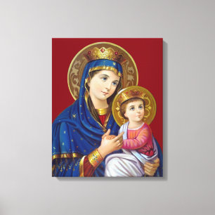 Madonna mit Kind Leinwanddruck