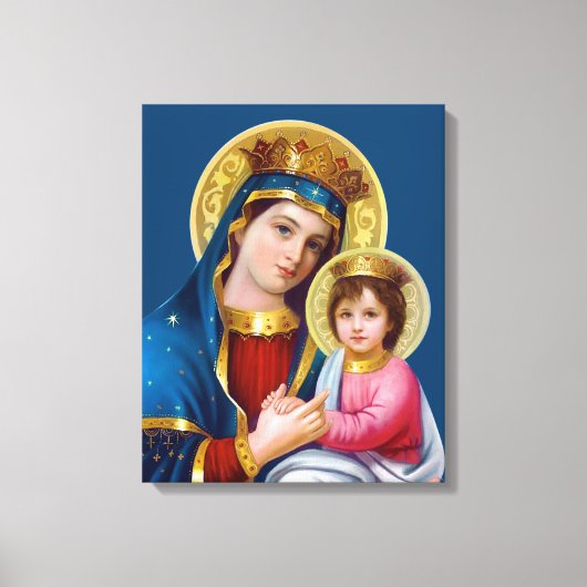 Madonna mit Kind Leinwanddruck (Vorderseite)