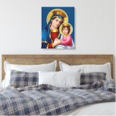 Madonna mit Kind Leinwanddruck (Insitu (Schlafzimmer))