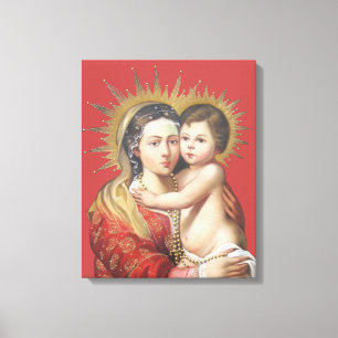 Madonna mit Kind Leinwanddruck
