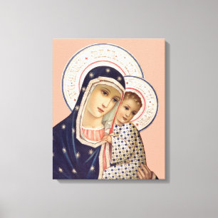 Madonna mit Kind Leinwanddruck