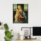 Madonna mit Kind - Lorenzo Frische Pasta machen Poster (Heimbüro)