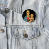 Madonna mit Kind, Madonna del Granduca von Raphael Button (Beispiel)