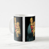 Madonna mit Kind, Madonna del Granduca von Raphael Kaffeetasse (Vorderseite Links)
