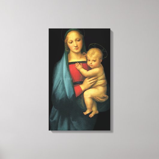 Madonna mit Kind, Madonna del Granduca von Raphael Leinwanddruck (Vorderseite)