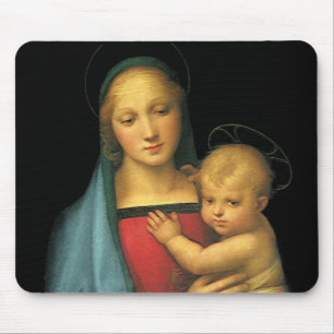 Madonna mit Kind, Madonna del Granduca von Raphael Mousepad