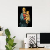 Madonna mit Kind, Madonna del Granduca von Raphael Poster (Heimbüro)