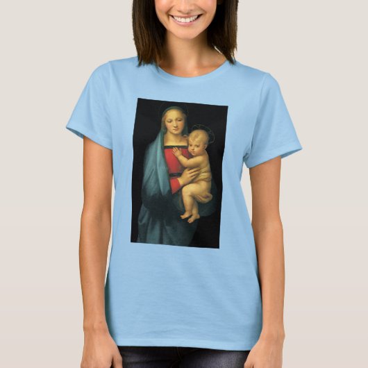 Madonna mit Kind, Madonna del Granduca von Raphael T-Shirt (Vorderseite)