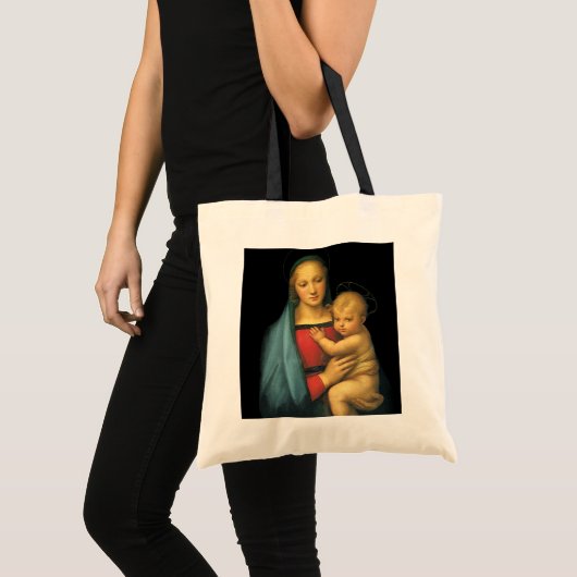 Madonna mit Kind, Madonna del Granduca von Raphael Tragetasche (Vorderseite (Produkt))