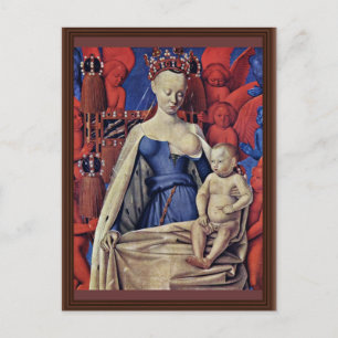 Madonna mit Kind [Madonna mit Kind und Engeln] ( Postkarte