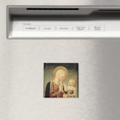 Madonna mit Kind mit Granatapfel Magnet (In Situ (Geschirrspüler))