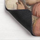Madonna mit Kind Mousepad (Ecke)