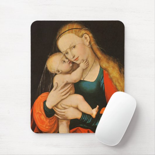 Madonna mit Kind Mousepad (Mit Mouse)