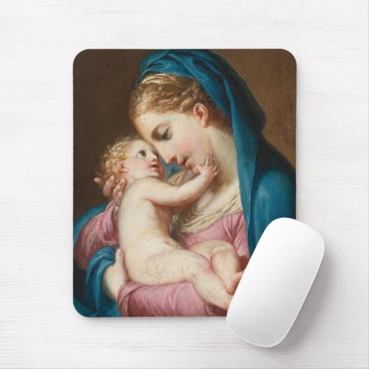 Madonna mit Kind Mousepad (Mit Mouse)