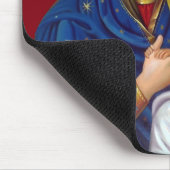 Madonna mit Kind Mousepad (Ecke)