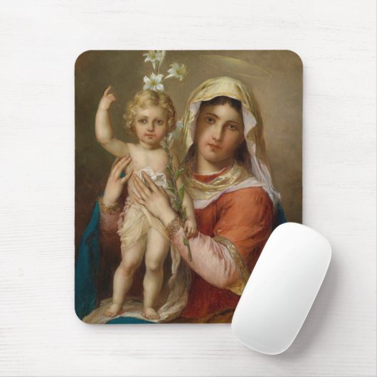 Madonna mit Kind Mousepad (Mit Mouse)