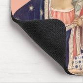 Madonna mit Kind Mousepad (Ecke)
