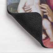 Madonna mit Kind Mousepad (Ecke)