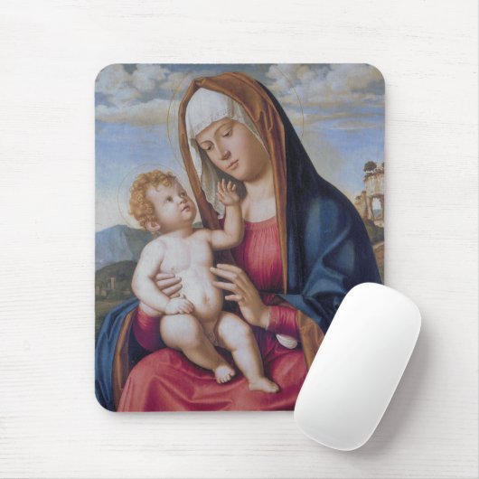 Madonna mit Kind Mousepad (Mit Mouse)