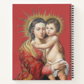 Madonna mit Kind Notizblock (Rückseite)