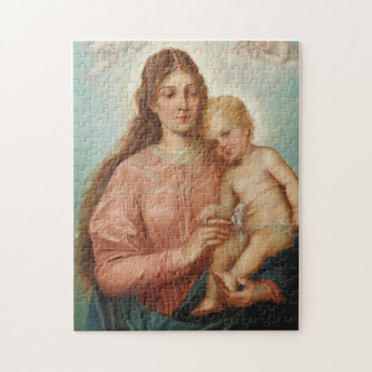 Madonna mit Kind Puzzle (Vertikal)