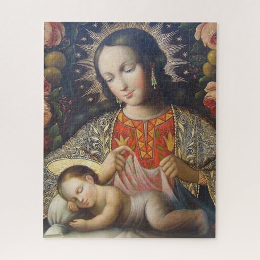 Madonna mit Kind Puzzle (Vertikal)